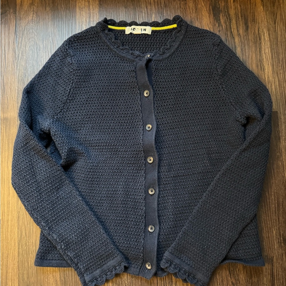Boden Women's Navy Cardigan Sweater